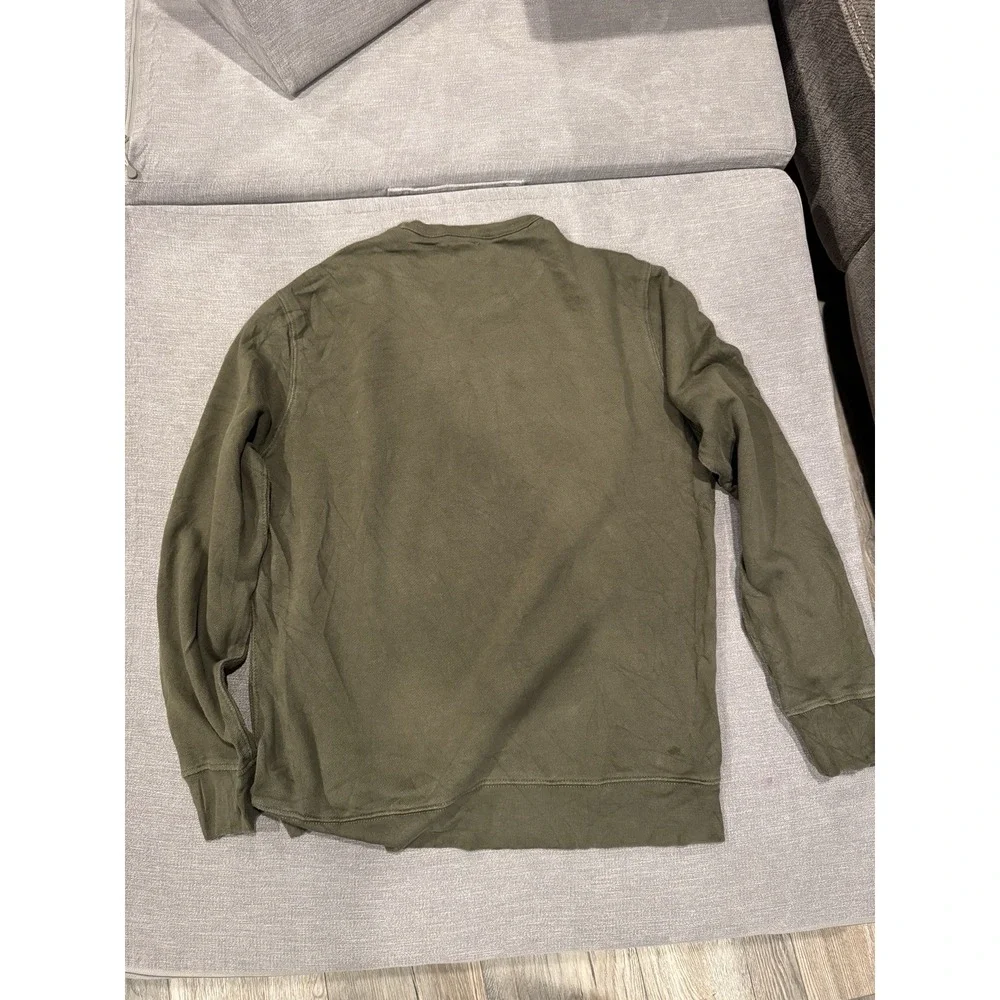 Levi's Men's Small Green Crew Neck Sweater Pullover